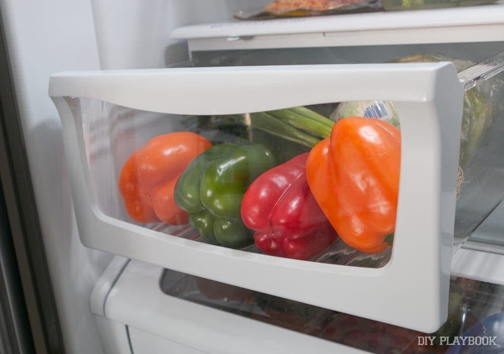 Keep your veggies super fresh by placing them on the high humidity side of the refrigerator..