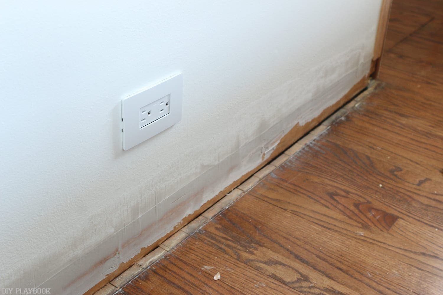 Be sure to patch all the baseboards