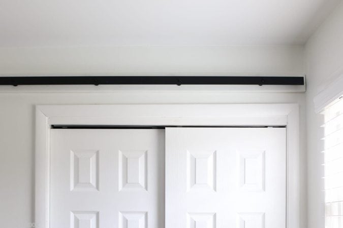 The First Step to Hanging a DIY Barn Door