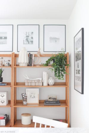 Office Updates: Shelves, Rug & a New Light