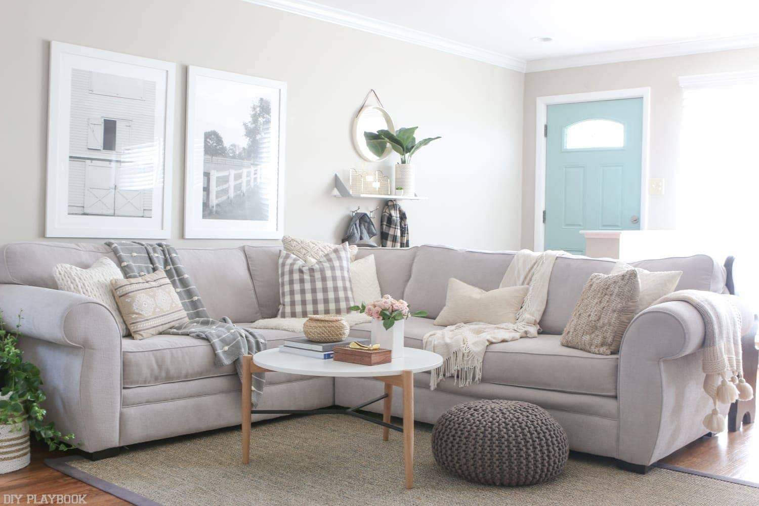 You can use the same approach in your family room. A extra cozy couch paired with a sleek coffee table is a fantastic option.