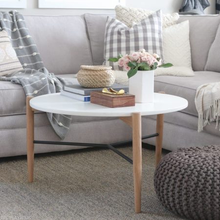 Finding an Affordable, Modern, and Round Coffee Table