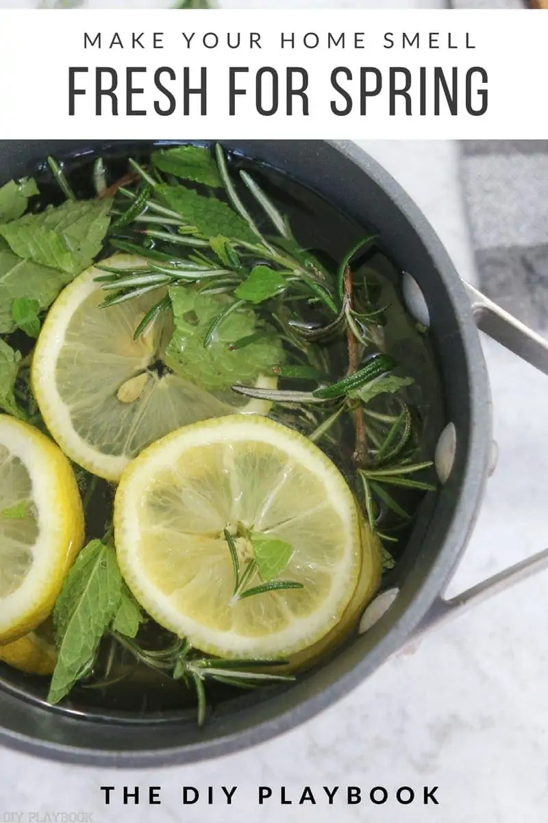 how to make stovetop potpourri to make your home smell fresh for spring