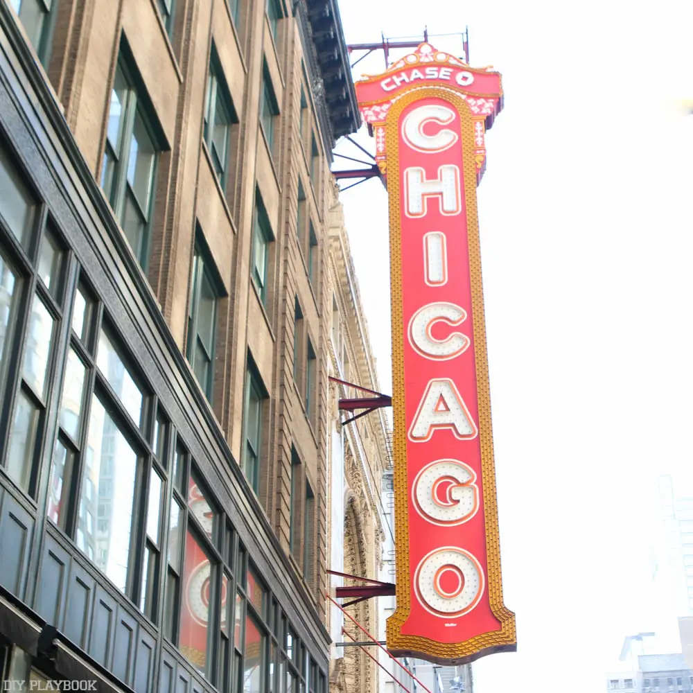 The Chicago Theater sign provides an iconic Chicago photo spot.