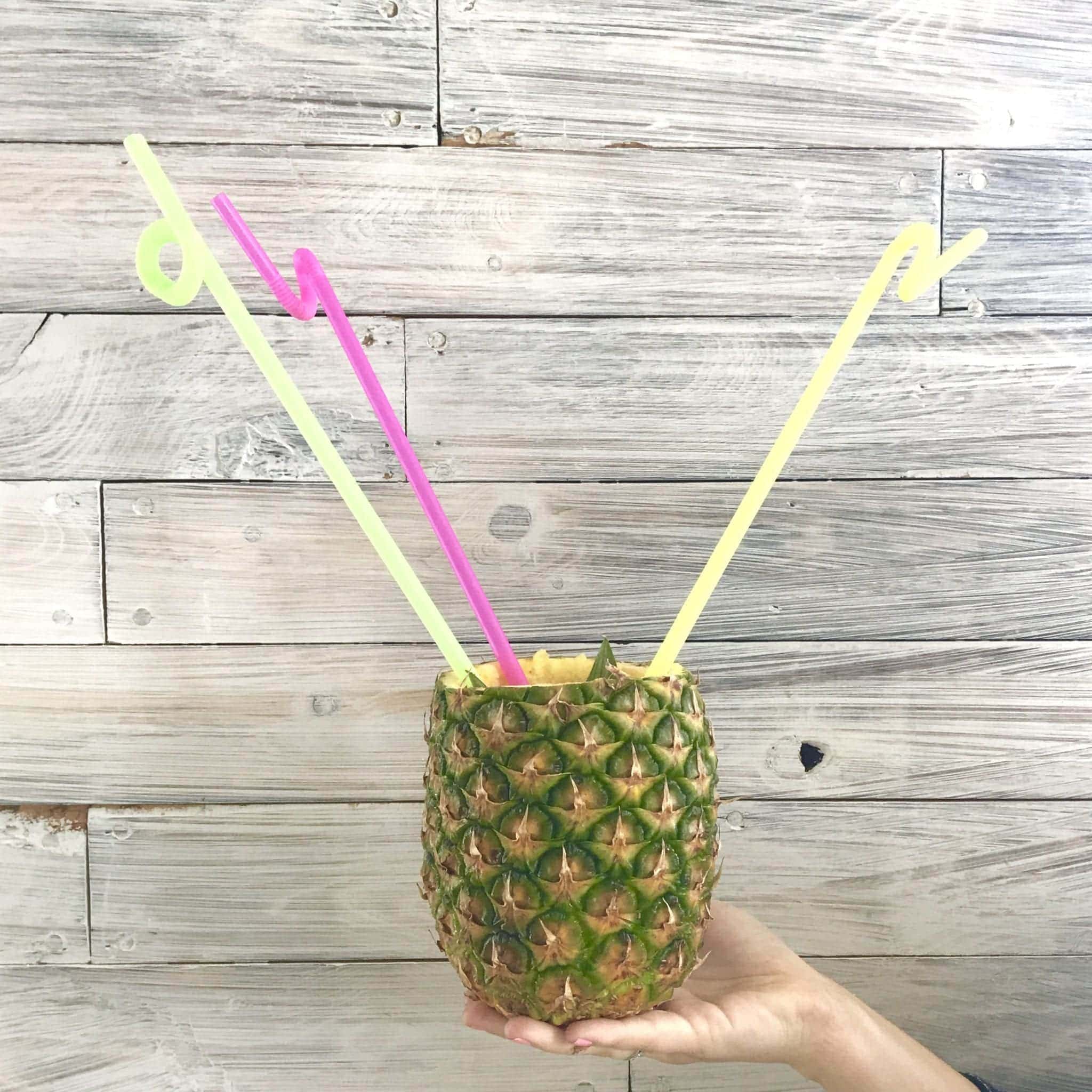 A fun pineapple cocktail from Mahalo.