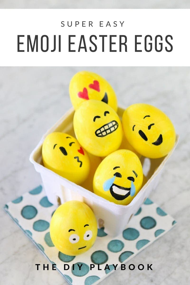 diy emoji easter eggs