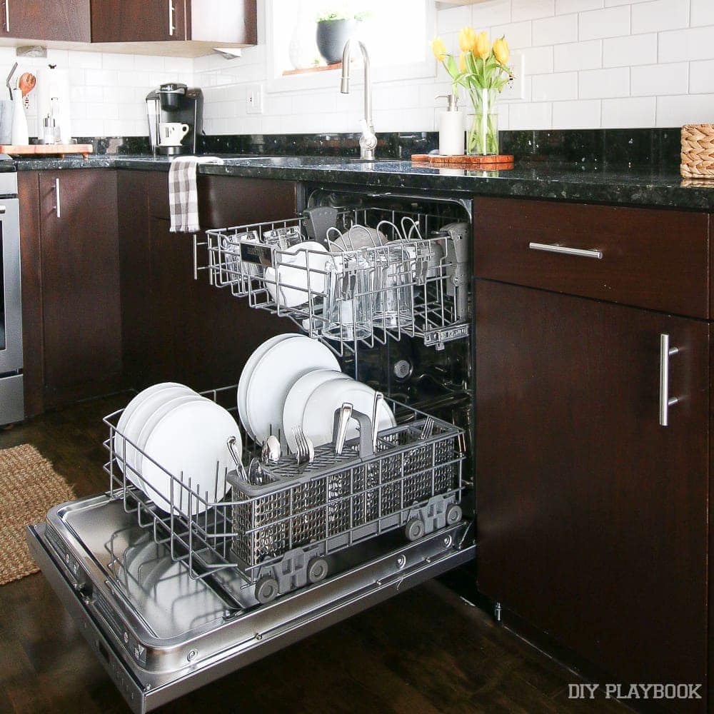 Unload the dishwasher 