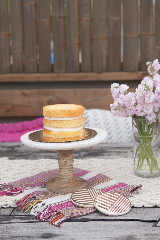 Find a cute cake stand to showcase your handiwork