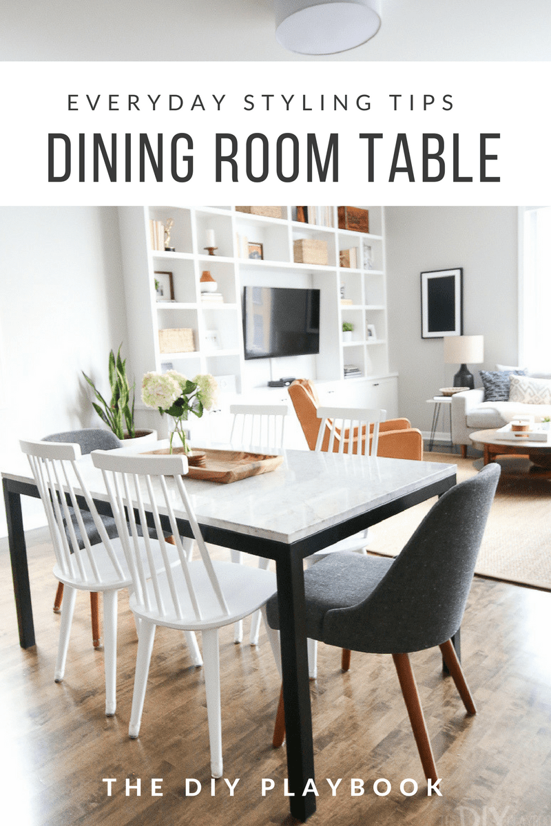 everyday styling tips for your dining room table
