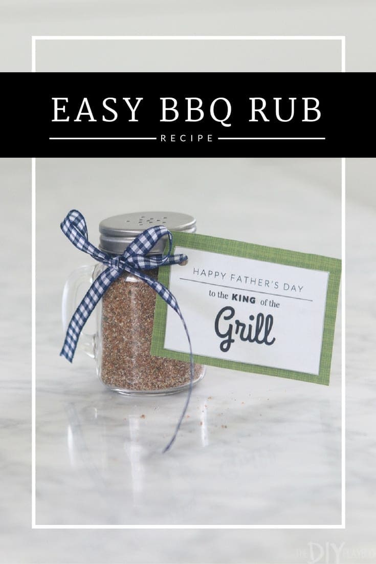 Make this easy BBQ rub for Father's day!