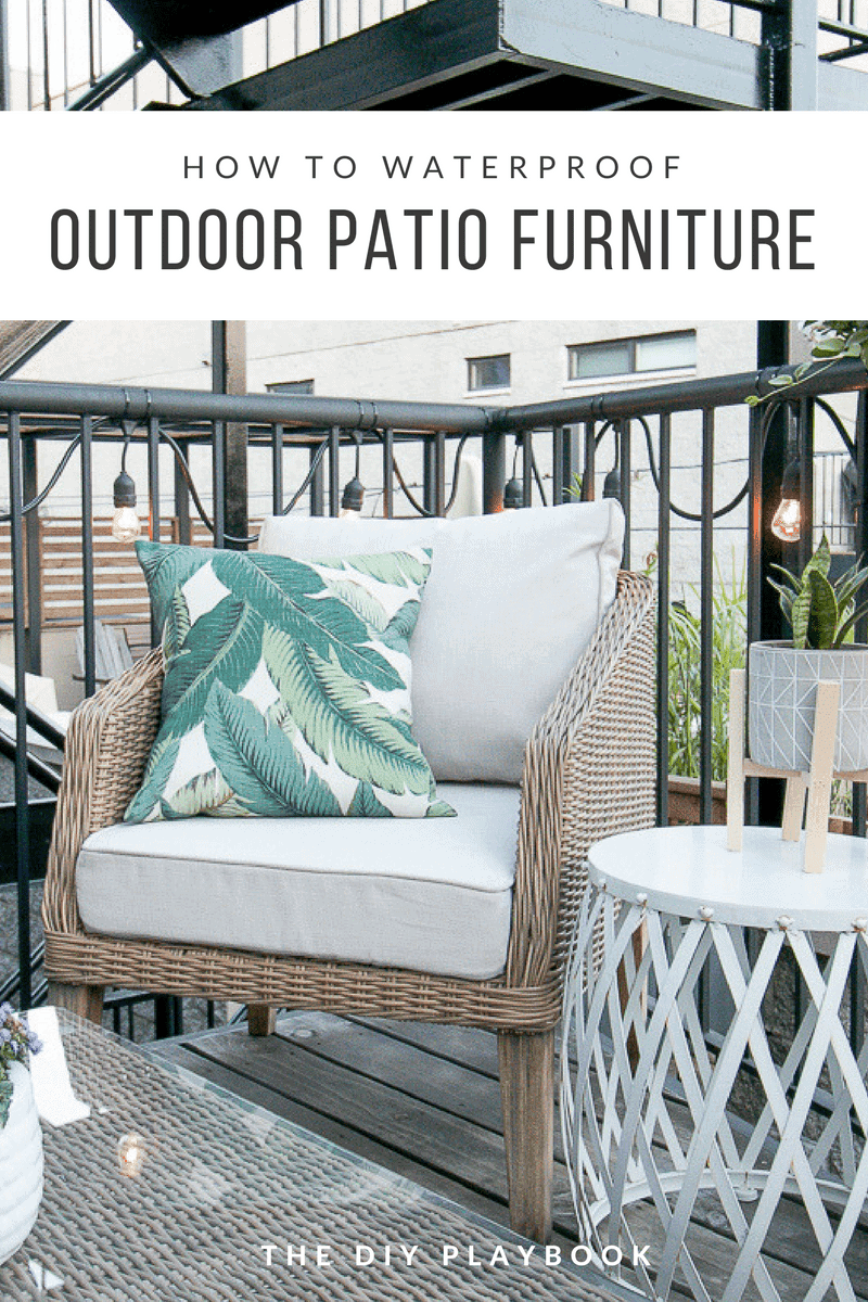 How to waterproof outdoor furniture so it stays nice on your patio