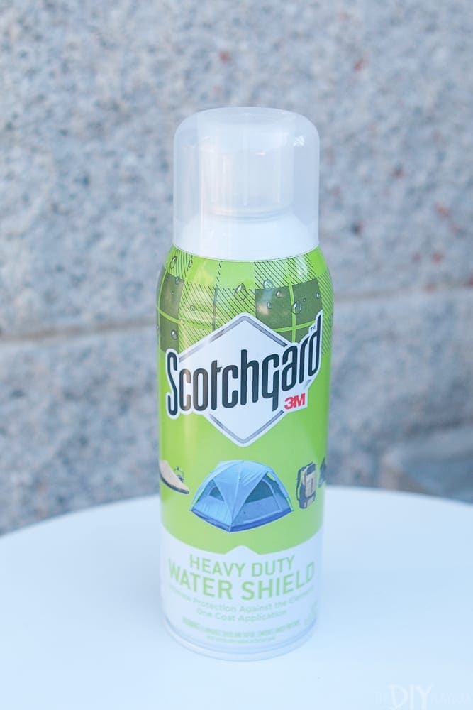 This Scotchgard spray will protect your furniture outside
