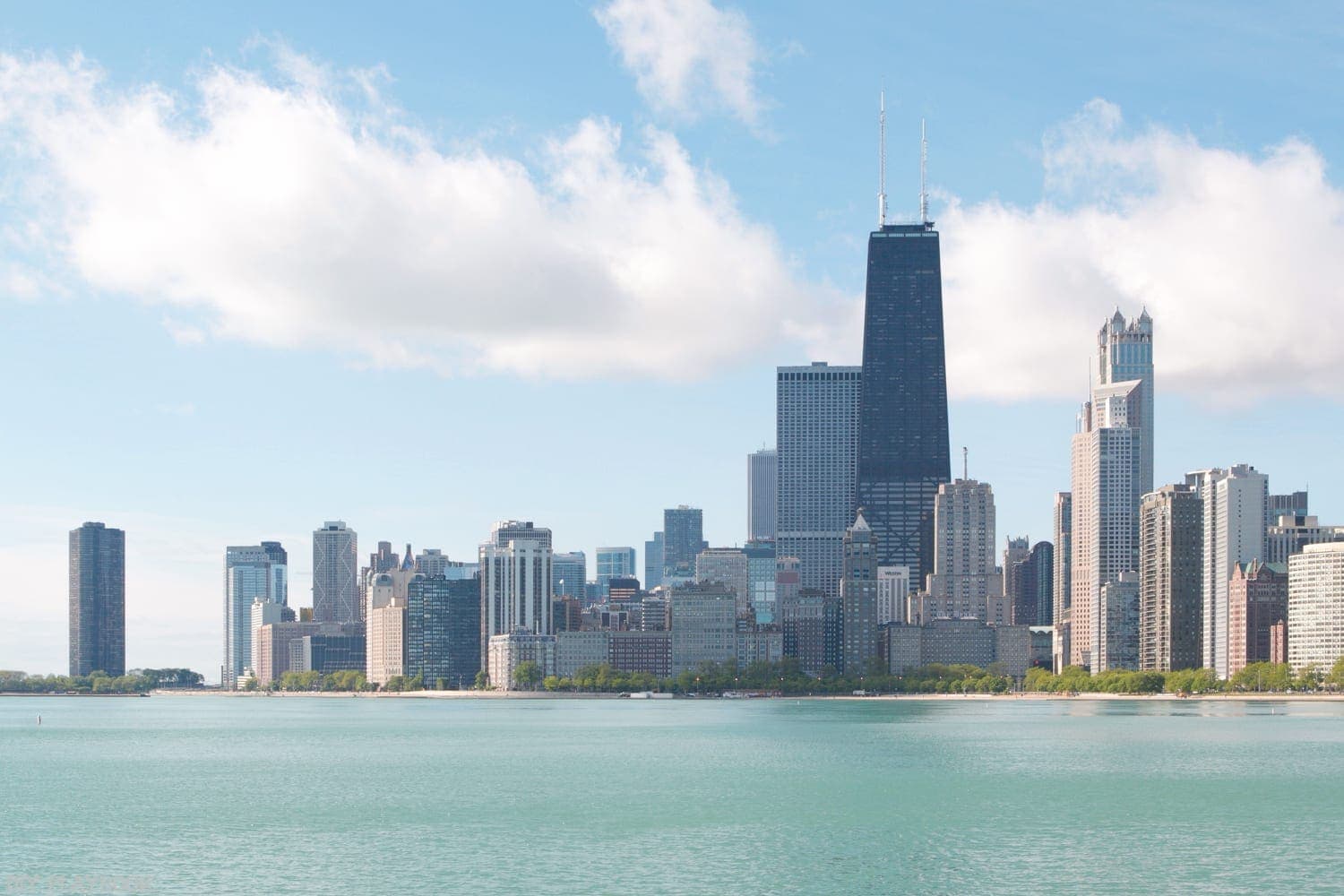 Skyline of the city of chicago
