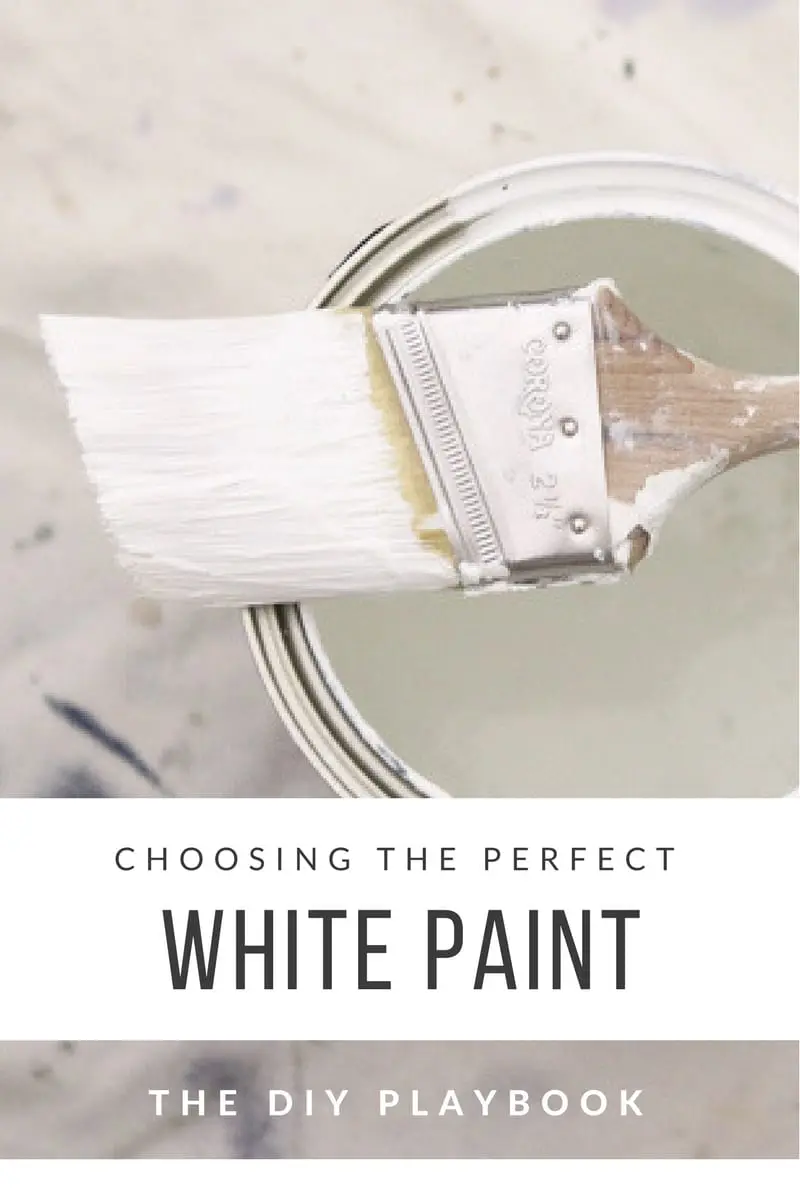 Choosing white paint