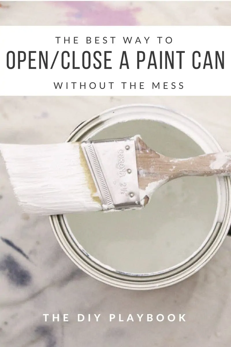 OpenClose a Paint Can