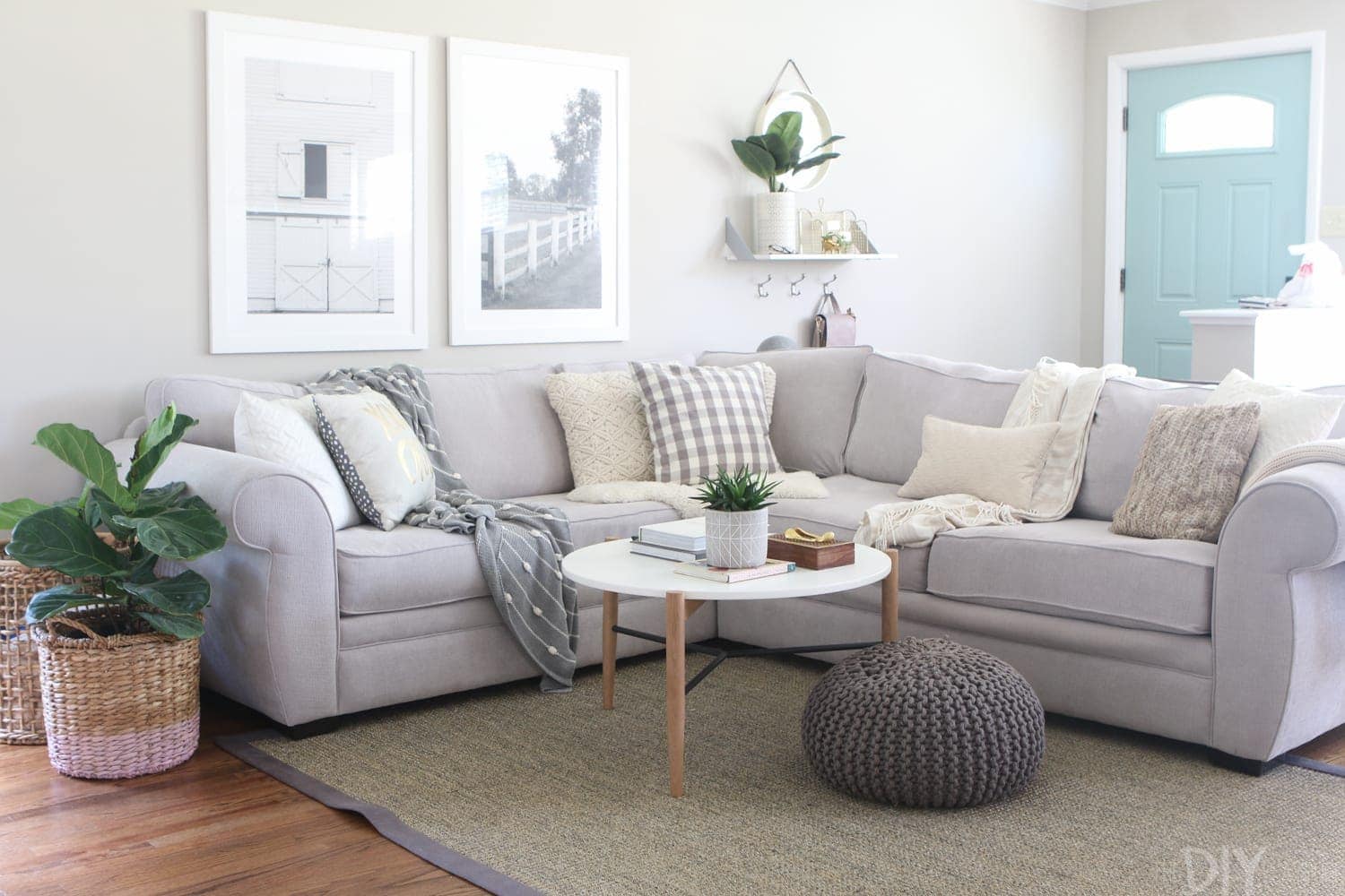 Avoid buying a rug that is too small with these tips for buying the right size rug.