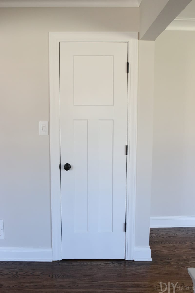 I am so in love with these craftsman style doors.