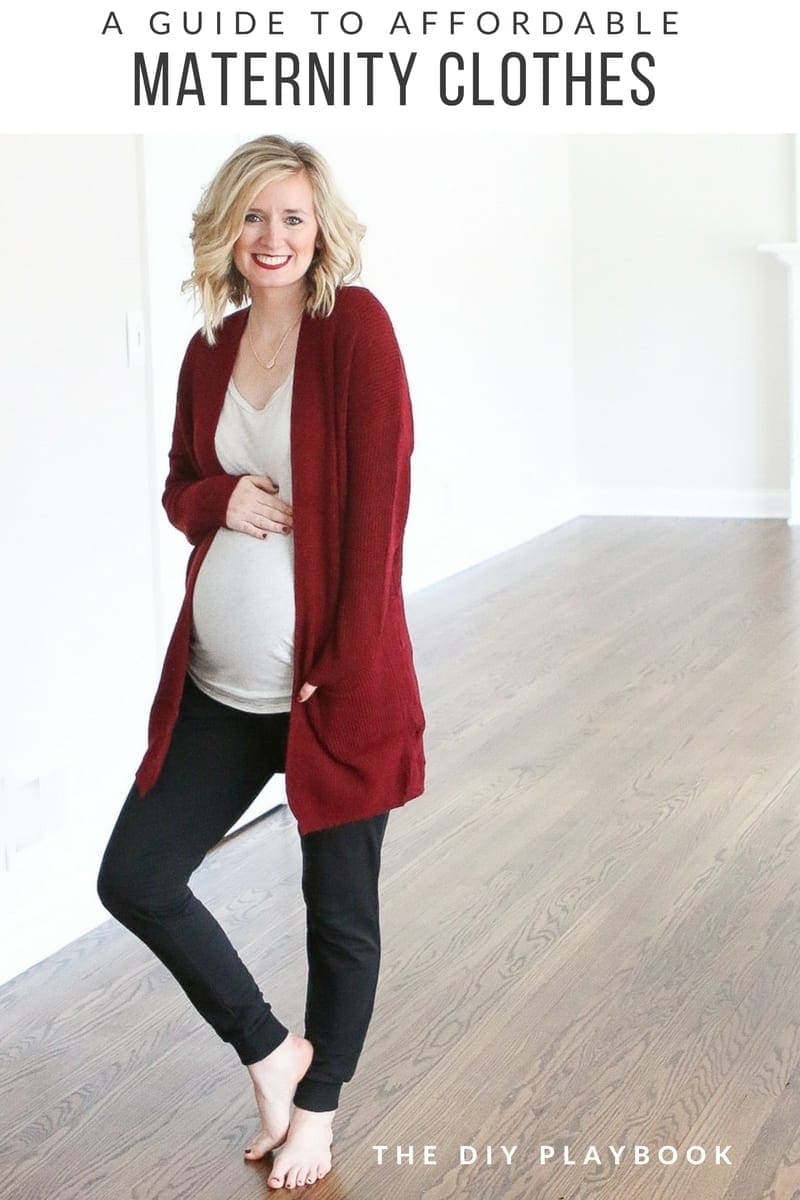 the best places for affordable maternity clothes | the diy playbook