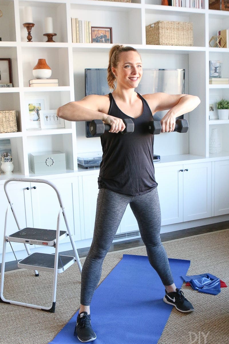 Getting in a good at-home workout