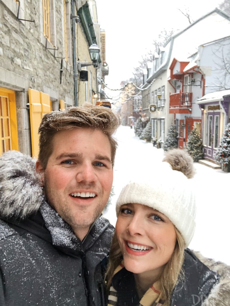 Casey and Finn in Quebec City