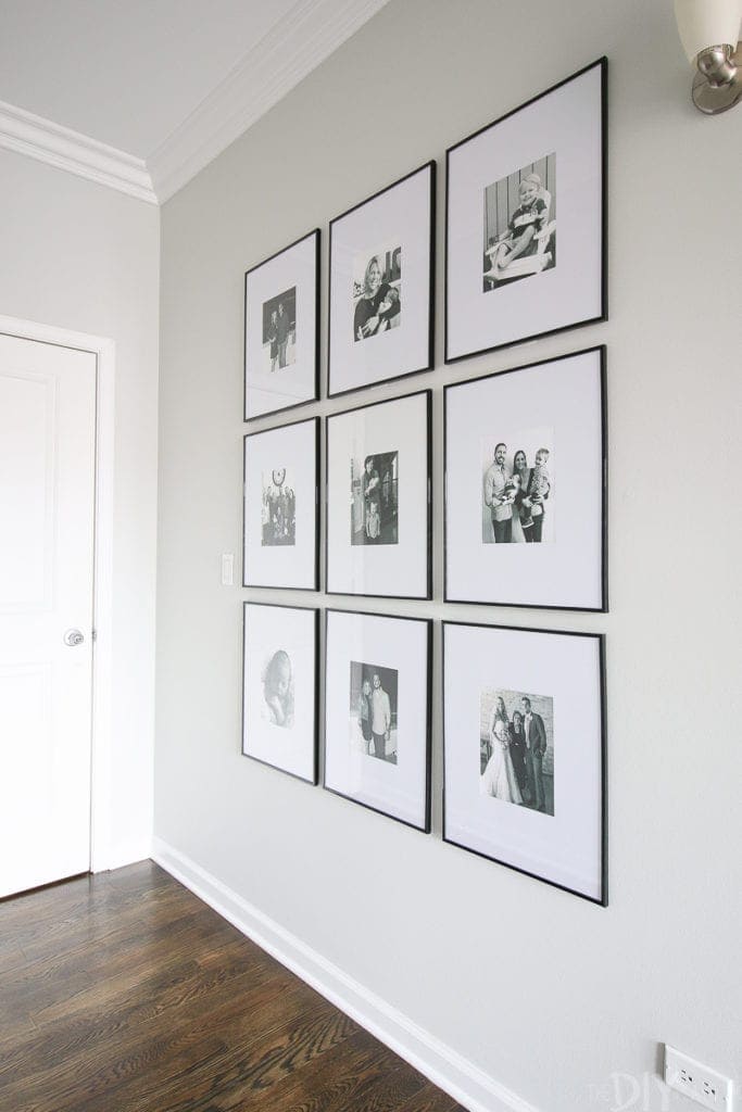 inexpensive gallery wall
