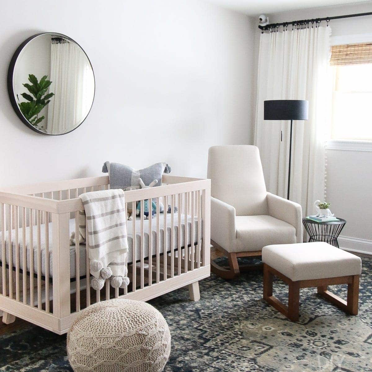 Create a nursery that will grow with your baby like this one. 