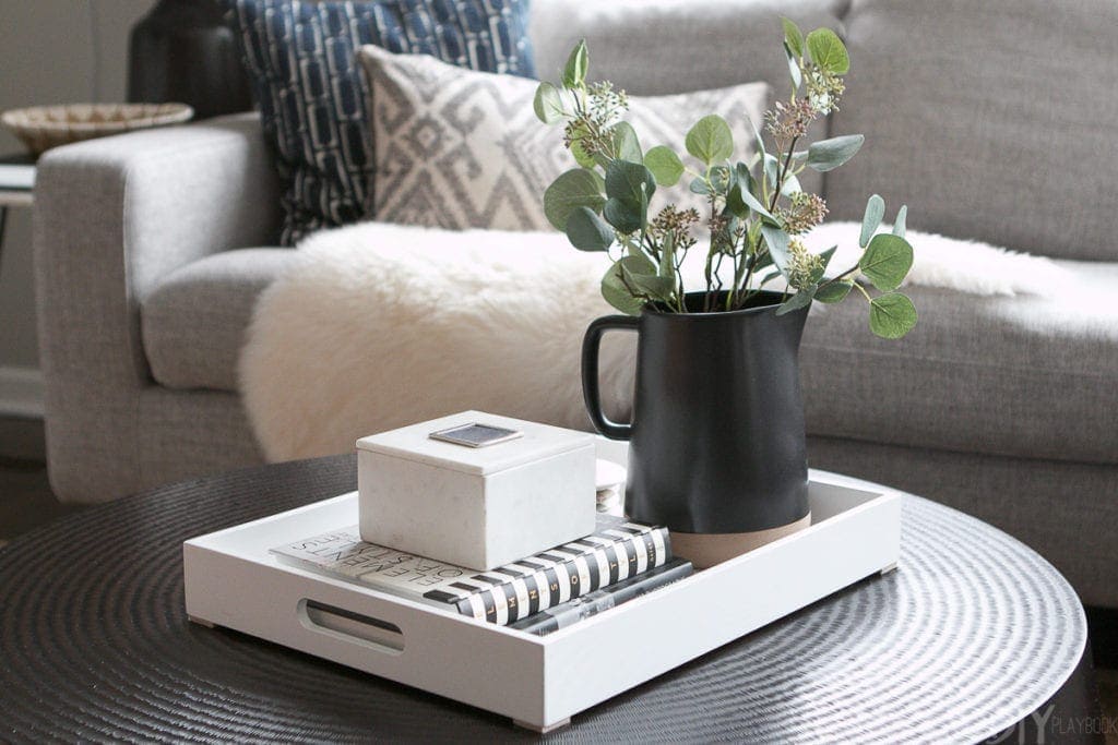 Tips to Style a Round Coffee Table in your Living Room | The DIY Playbook