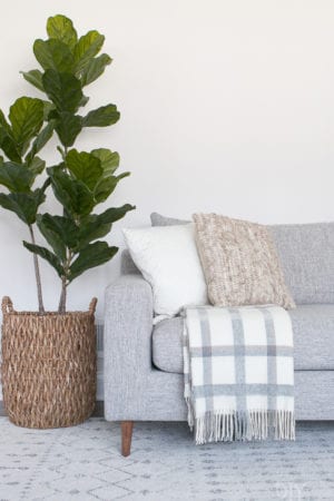 My Best Tips to Display Throw Blankets In Your Living Room
