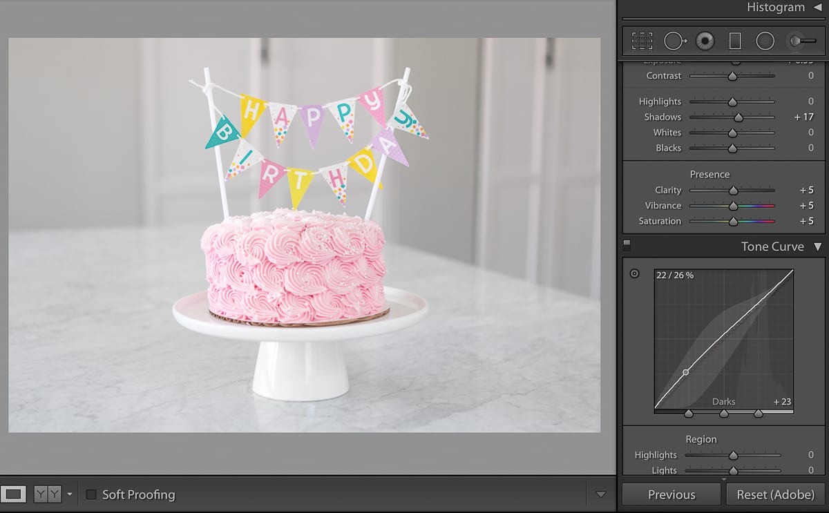 How to sharpen photos in Lightroom.