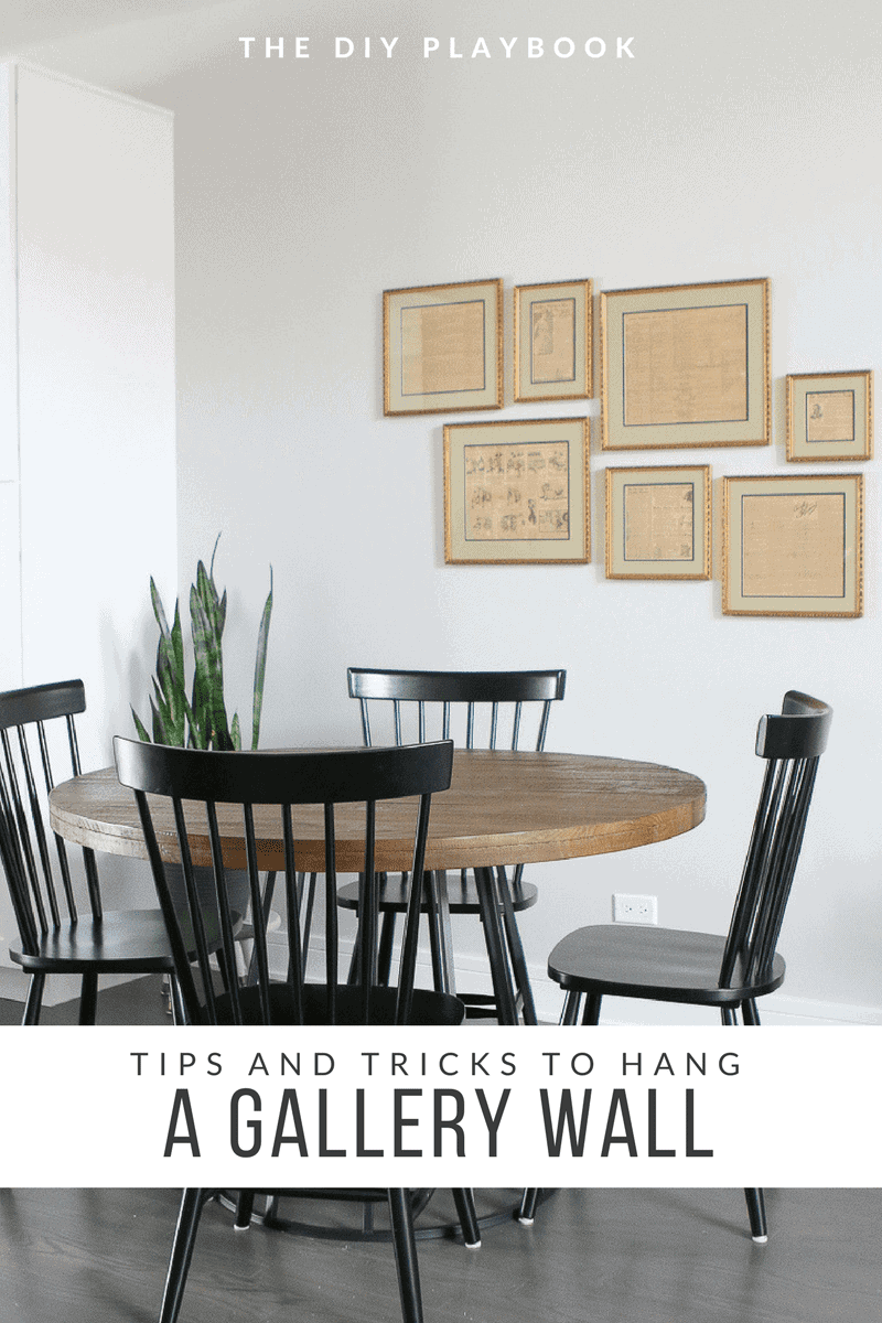 It can be tough to hang a gallery wall. We have lots of tricks to make this DIY job a little easier