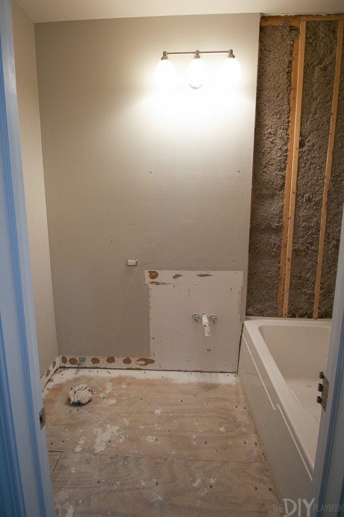 How to demo a bathroom in a weekend