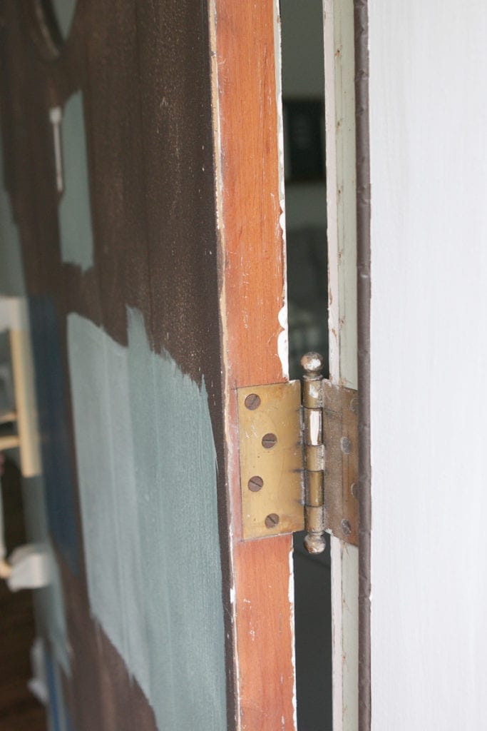 how to figure out painting the edges of a front door