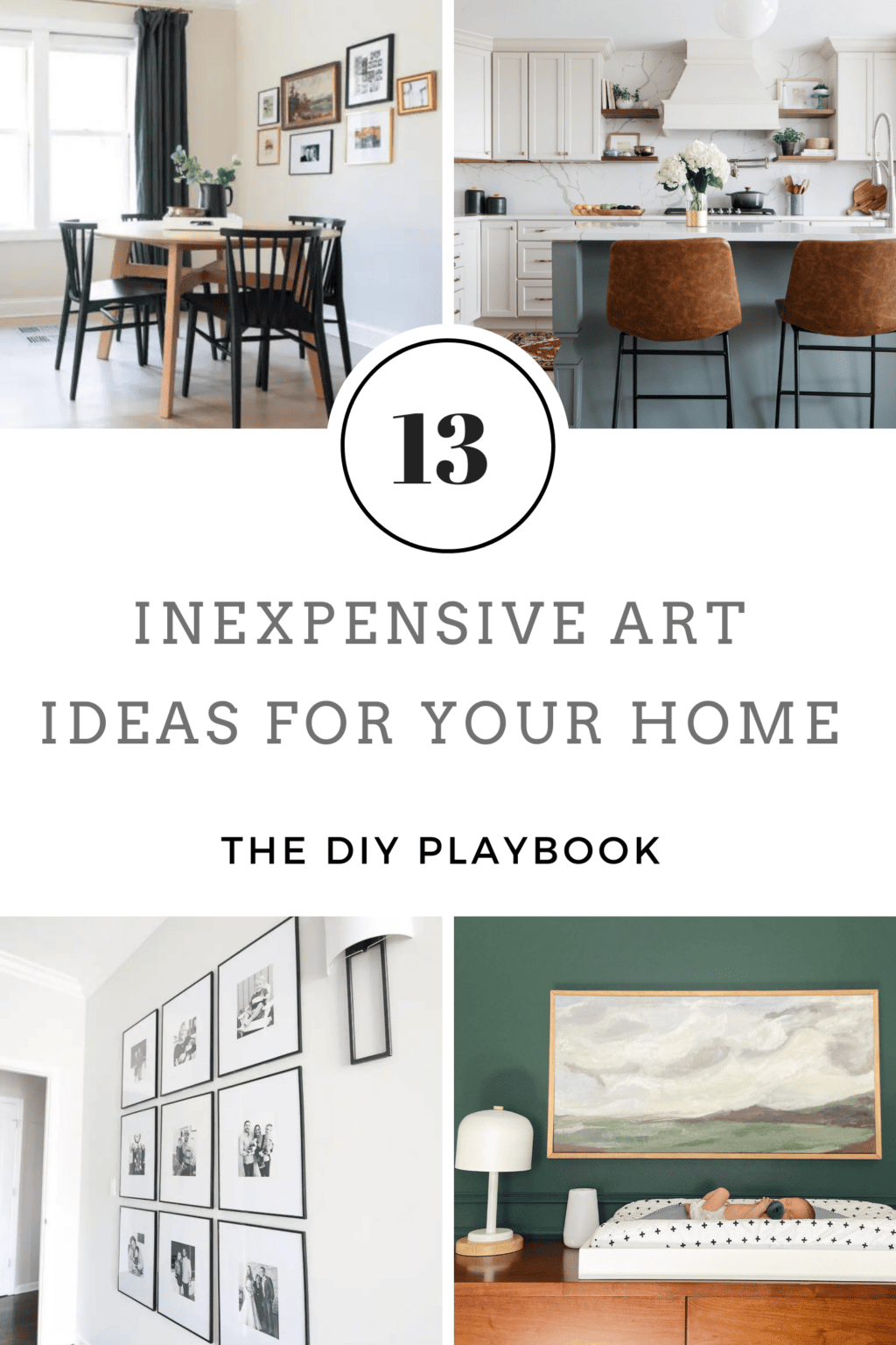Inexpensive Art Ideas for your Home | The DIY Playbook