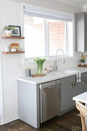 White And Gray Kitchen in the City