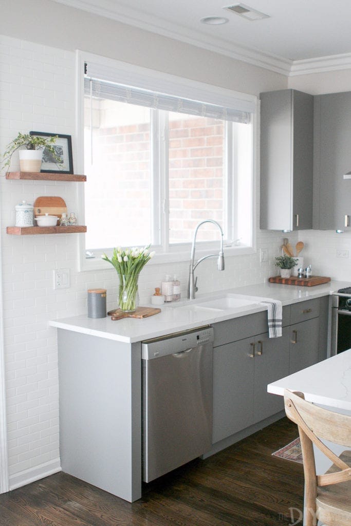 Ditch the countertop clutter for a clean and stylish kitchen