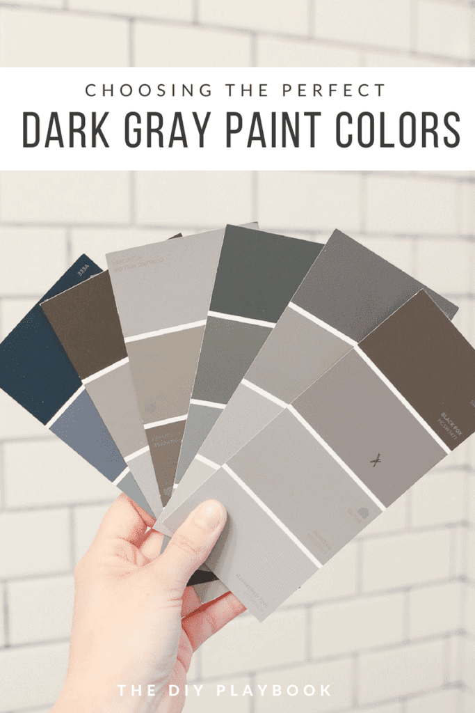 Choosing the perfect dark gray paint colors for a bathroom renovation