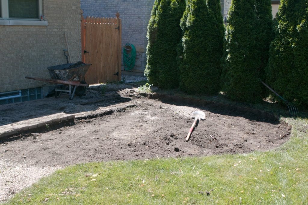 building an outdoor patio from the start
