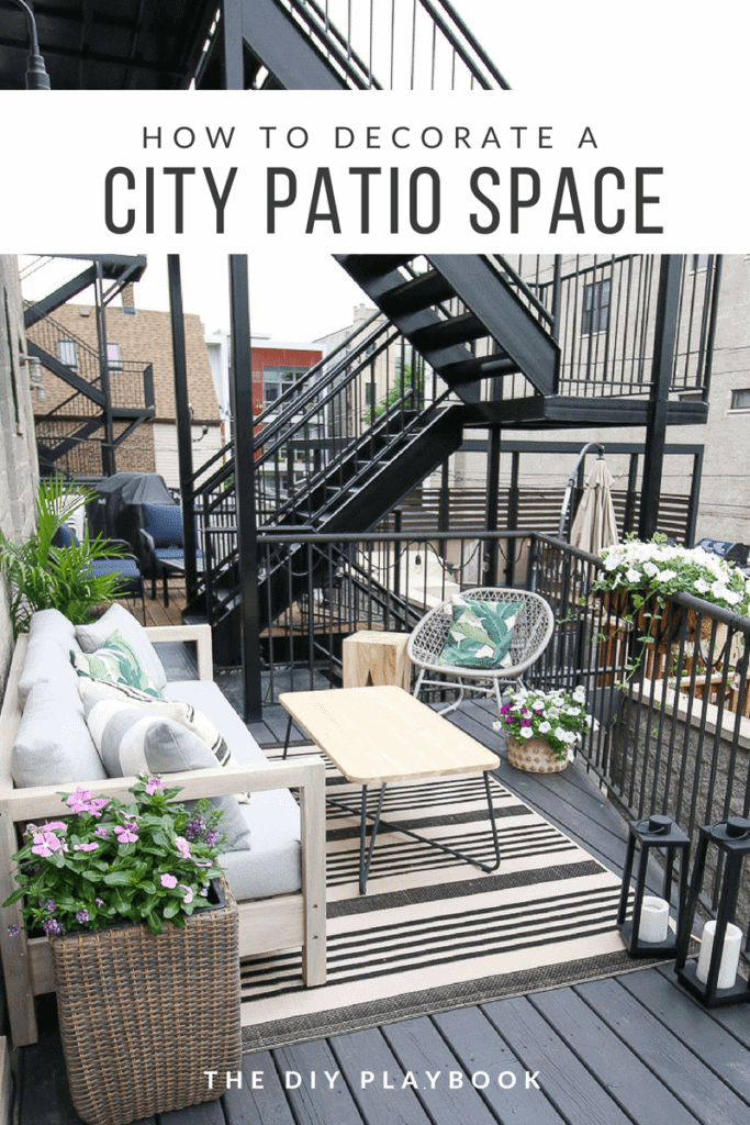 Tips and furniture to decorate a city patio space