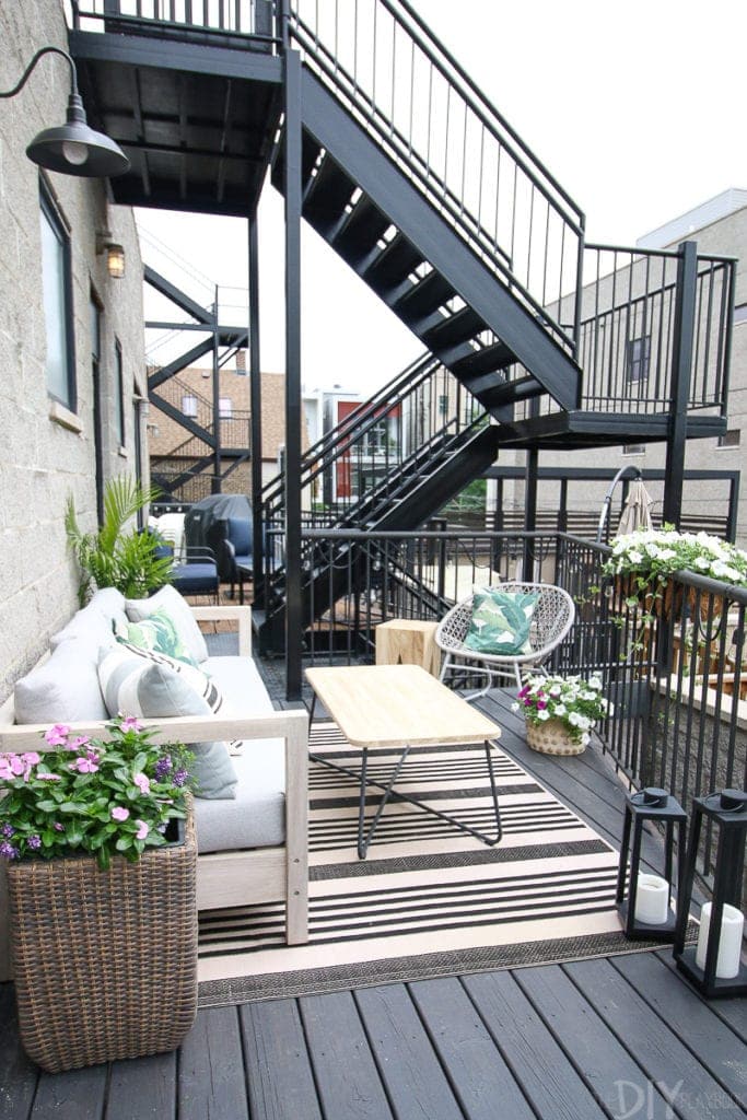 Small city patio and balcony space