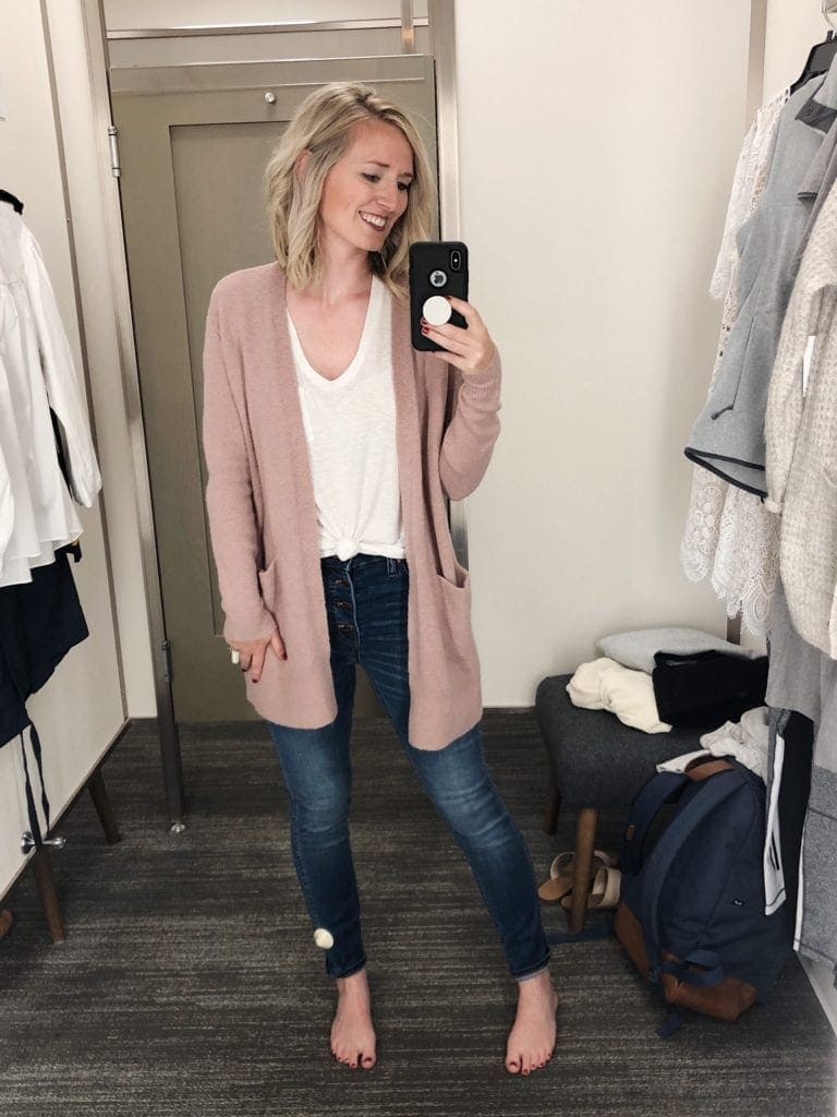 Nordstrom Try-on Madewell Cardigan