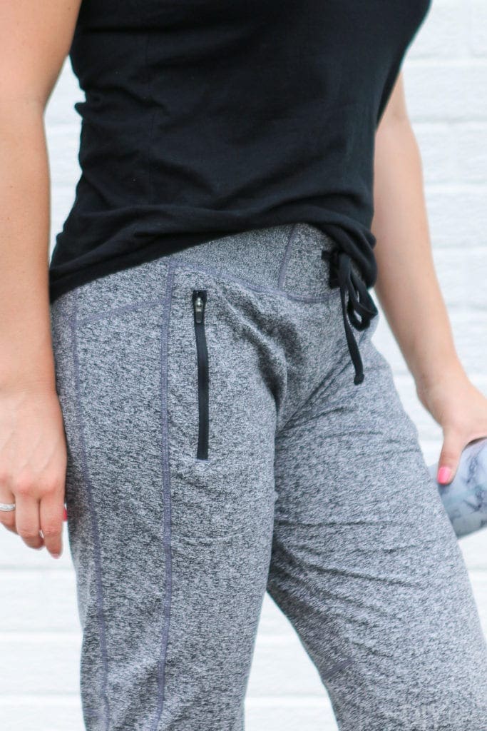 These gray joggers work perfectly for lounging