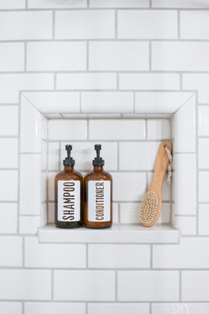 Storage Solutions for our Small Bathroom Space