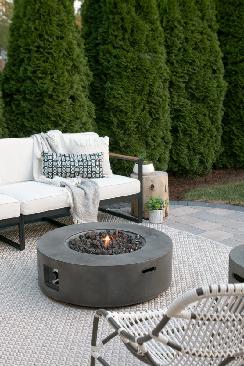 How To Hide Propane Tank For Fire Pit
