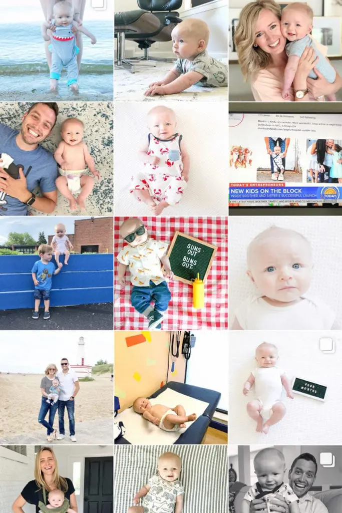 instagram feed for a family