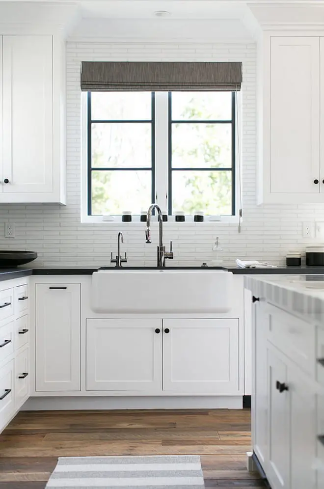 kitchen with thick crown molding
