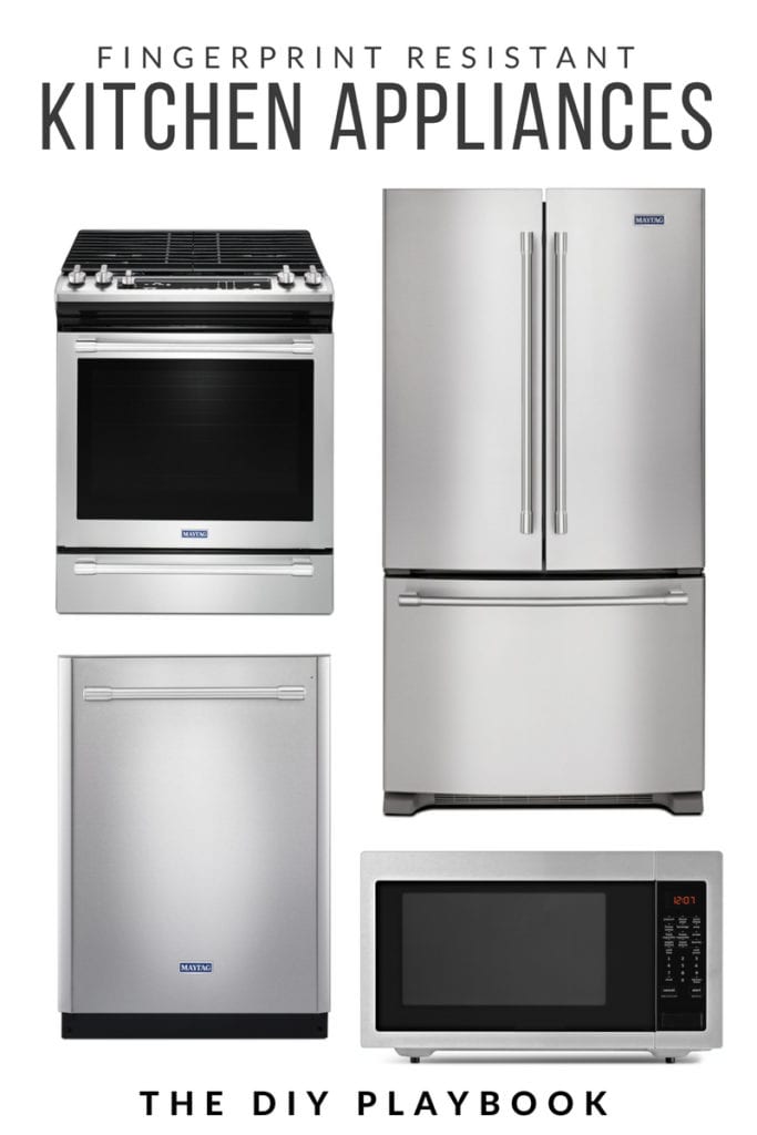Buying kitchen appliances with fingerprint resistant technology