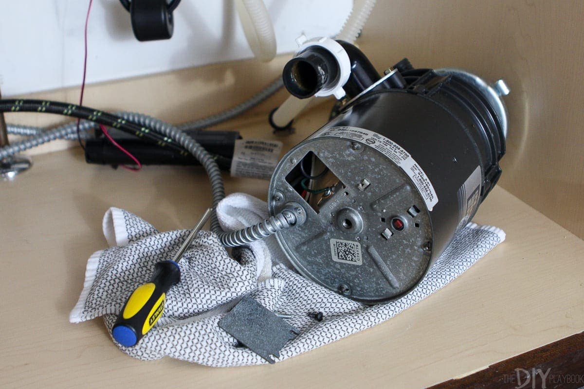 How to install a garbage disposal