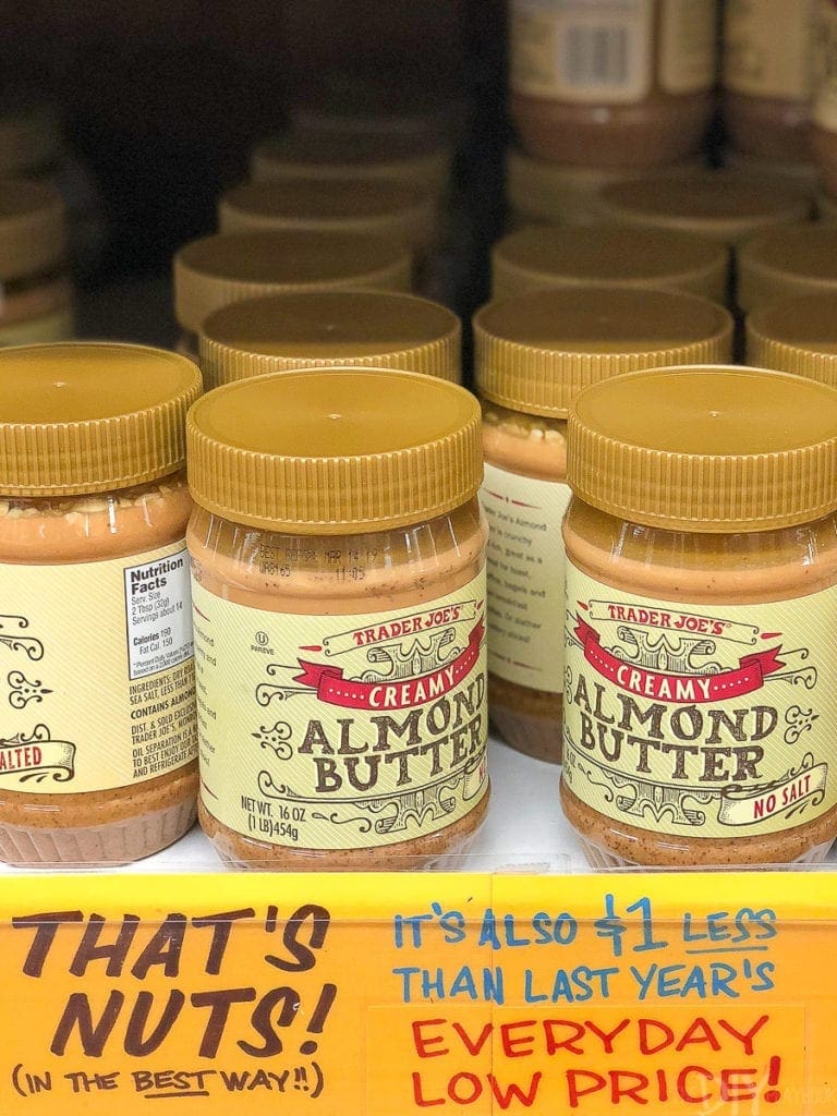 almond butter from trader joe's