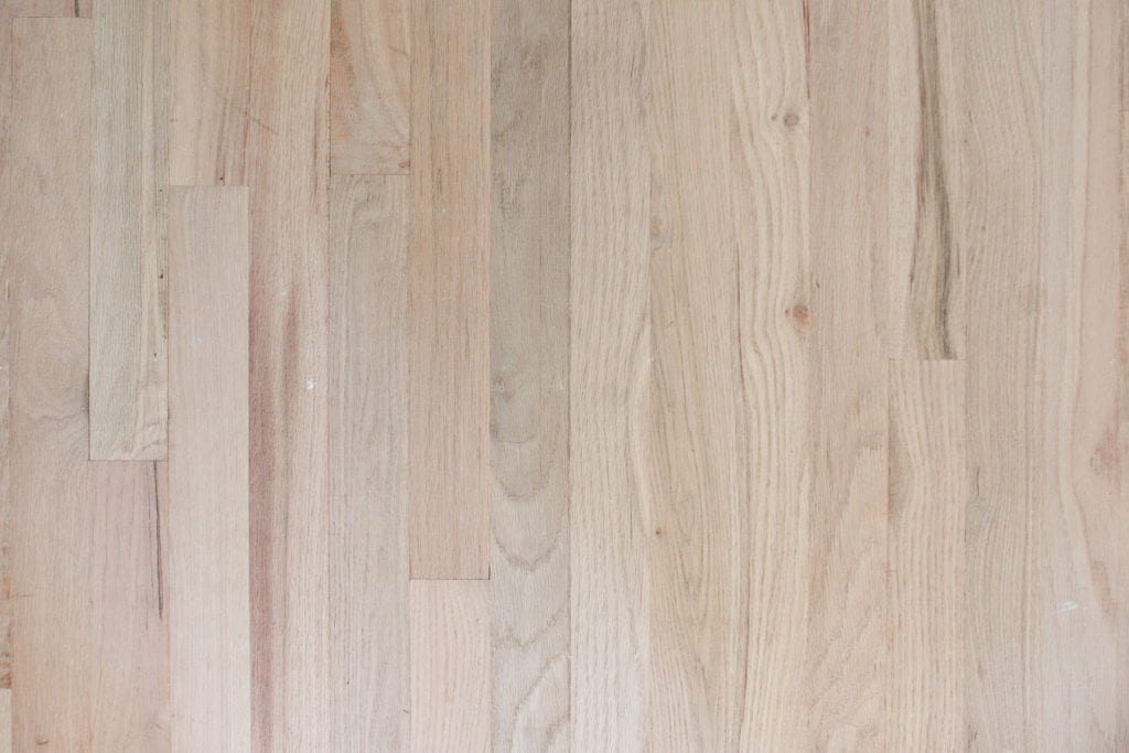 new hardwood flooring in the kitchen