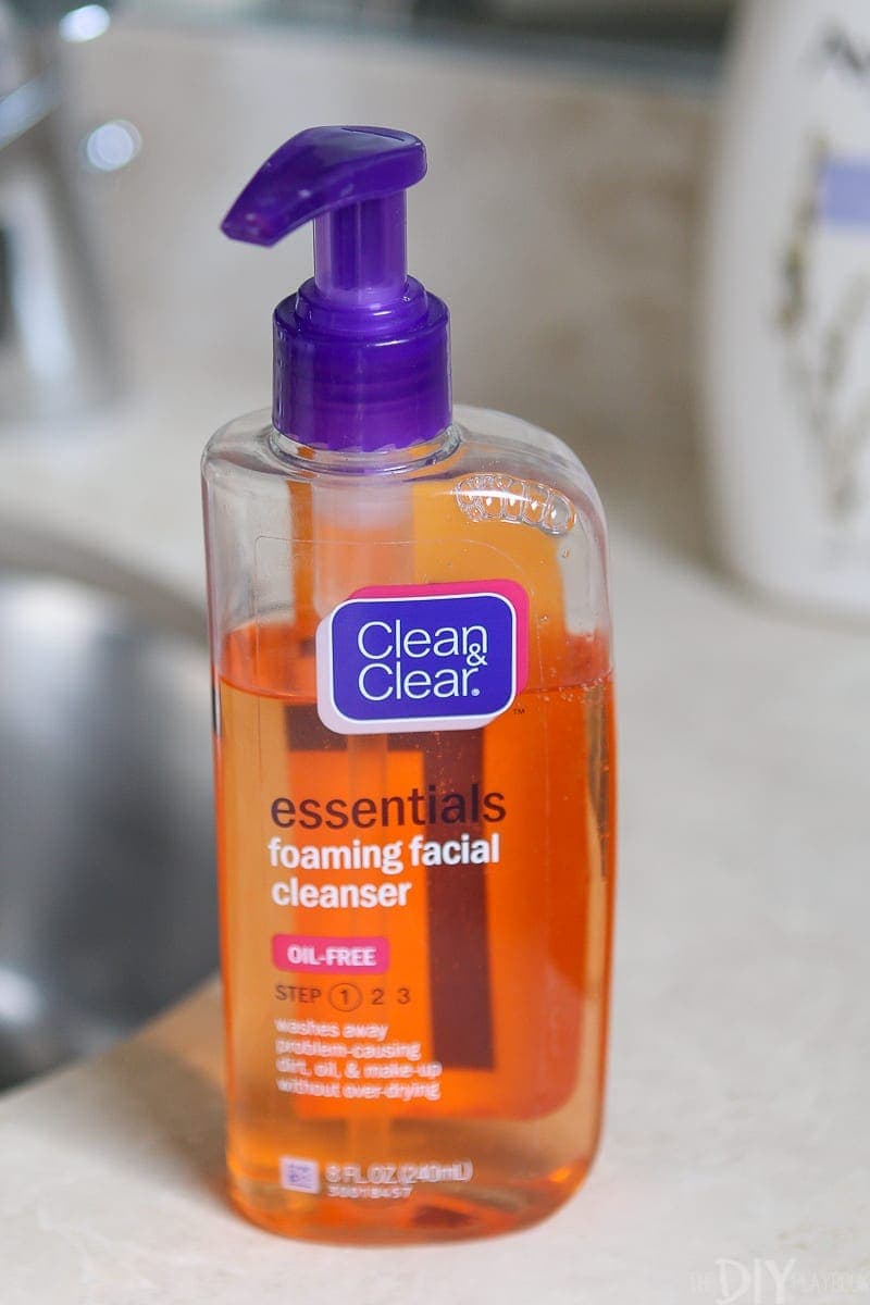 Clean and Clear face wash